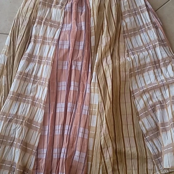 Paper Parachute Stretch Waist Maxi Full Skirt SZ M - Picture 6 of 16